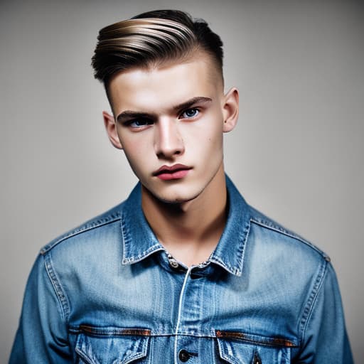 portrait+ style czech homosexual twink blonde very cute dude face