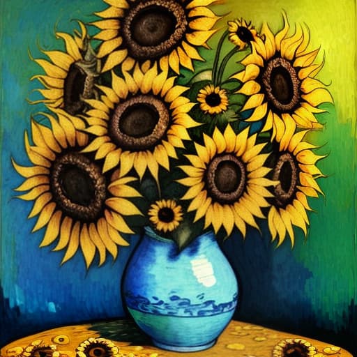  sunflowerbyvangoghart