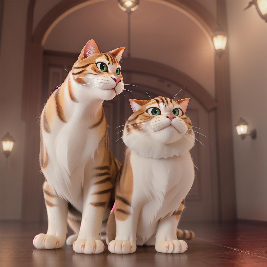  beautiful garfield cat hyperrealistic, full body, detailed clothing, highly detailed, cinematic lighting, stunningly beautiful, intricate, sharp focus, f/1. 8, 85mm, (centered image composition), (professionally color graded), ((bright soft diffused light)), volumetric fog, trending on instagram, trending on tumblr, HDR 4K, 8K