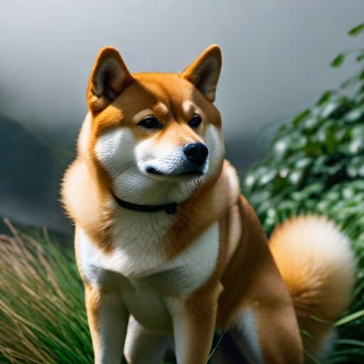  Shiba Inu's Journey: Shibarium Upgrade and $0.001 Price Prediction hyperrealistic, full body, detailed clothing, highly detailed, cinematic lighting, stunningly beautiful, intricate, sharp focus, f/1. 8, 85mm, (centered image composition), (professionally color graded), ((bright soft diffused light)), volumetric fog, trending on instagram, trending on tumblr, HDR 4K, 8K