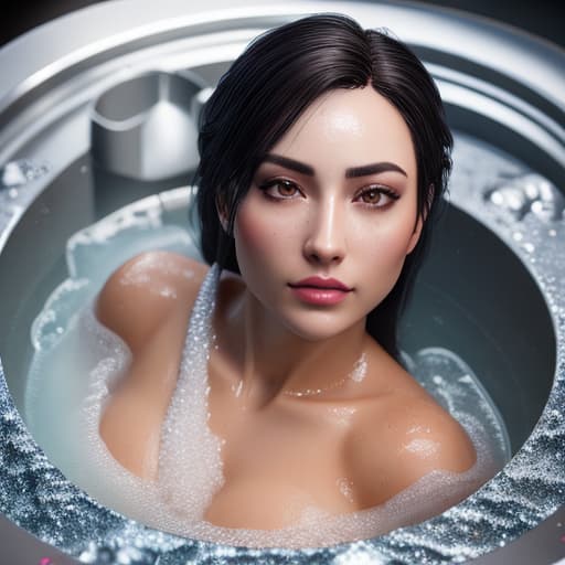  ultra high res, (photorealistic:1.4), raw photo, (realistic face), realistic eyes, (realistic skin), ((((masterpiece)))), best quality, very_high_resolution, ultra-detailed, in-frame, young slim female in tub, full body view, lewd, , , from above, small s, soap suds covering her and s, mysterious, secretive, observant, stealthy, sleuthing, covert, incognito, inquisitive, lunedited DSLR photography, sharp focus, Unreal Engine 5, Octane Render, Redshift, ((cinematic lighting)), f/1.4, ISO 200, 1/160s, 8K, RAW, unedited, in-frame, hyperrealistic, full body, detailed clothing, highly detailed, cinematic lighting, stunningly beautiful, intricate, sharp focus, f/1. 8, 85mm, (centered image composition), (professionally color graded), ((bright soft diffused light)), volumetric fog, trending on instagram, trending on tumblr, HDR 4K, 8K