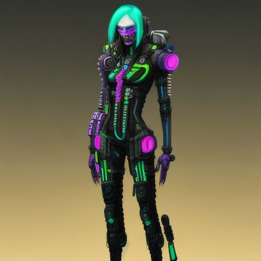  Cyberpunk alien concept