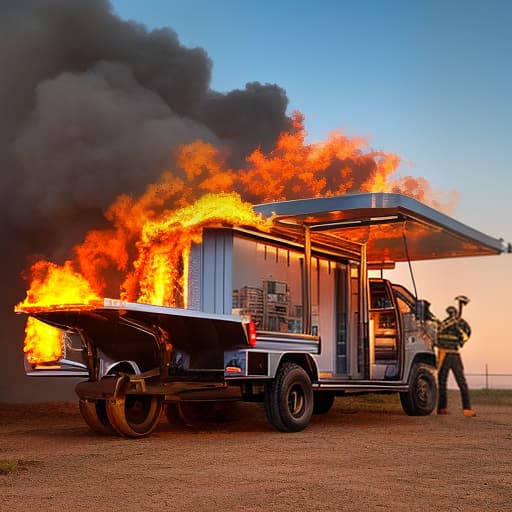 dvarchmodern Flying wrenches with fire. hyperrealistic, full body, detailed clothing, highly detailed, cinematic lighting, stunningly beautiful, intricate, sharp focus, f/1. 8, 85mm, (centered image composition), (professionally color graded), ((bright soft diffused light)), volumetric fog, trending on instagram, trending on tumblr, HDR 4K, 8K