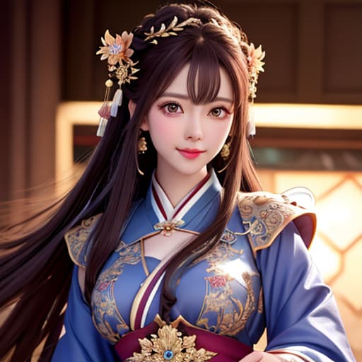  best quality, masterpiece, highres, 1girl,blush,(seductive smile:0.8),star shaped pupils,china hanfu,hair ornament,necklace, jewelry,Beautiful face,upon body, tyndall effect,photorealistic, dark studio, rim lighting, two tone lighting,(high detailed skin:1.2), 8k uhd, dslr, soft lighting, high quality, volumetric lighting, candid, Photograph, high resolution, 4k, 8k, Bokeh hyperrealistic, full body, detailed clothing, highly detailed, cinematic lighting, stunningly beautiful, intricate, sharp focus, f/1. 8, 85mm, (centered image composition), (professionally color graded), ((bright soft diffused light)), volumetric fog, trending on instagram, trending on tumblr, HDR 4K, 8K