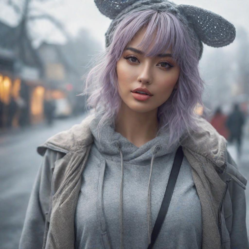  most popular picture, cute, hyper detail, full HD hyperrealistic, full body, detailed clothing, highly detailed, cinematic lighting, stunningly beautiful, intricate, sharp focus, f/1. 8, 85mm, (centered image composition), (professionally color graded), ((bright soft diffused light)), volumetric fog, trending on instagram, trending on tumblr, HDR 4K, 8K
