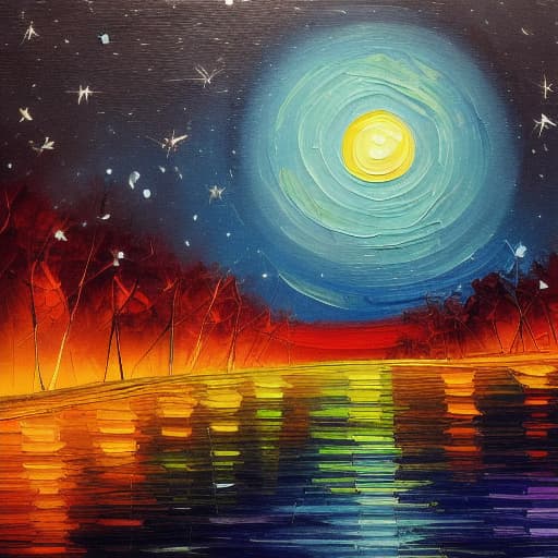  painting of night