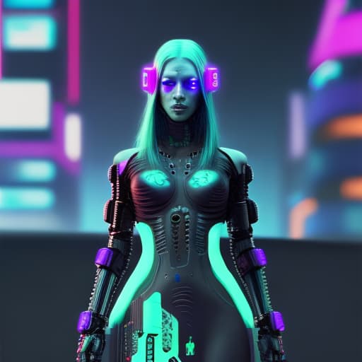  Cyberpunk alien concept