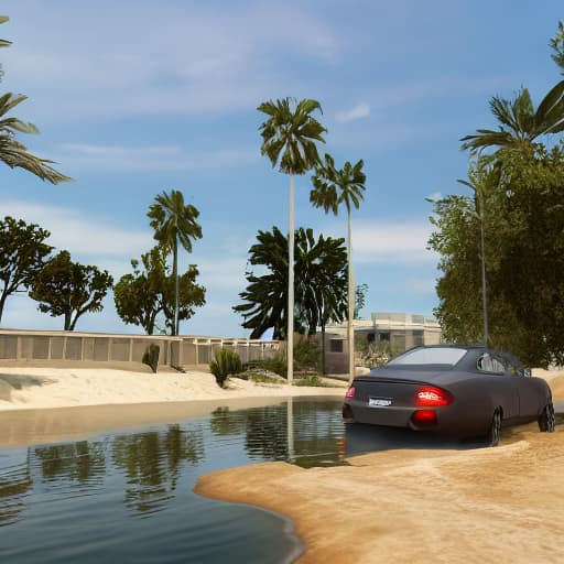  GTA SAN ANDREAS FLOOD hyperrealistic, full body, detailed clothing, highly detailed, cinematic lighting, stunningly beautiful, intricate, sharp focus, f/1. 8, 85mm, (centered image composition), (professionally color graded), ((bright soft diffused light)), volumetric fog, trending on instagram, trending on tumblr, HDR 4K, 8K