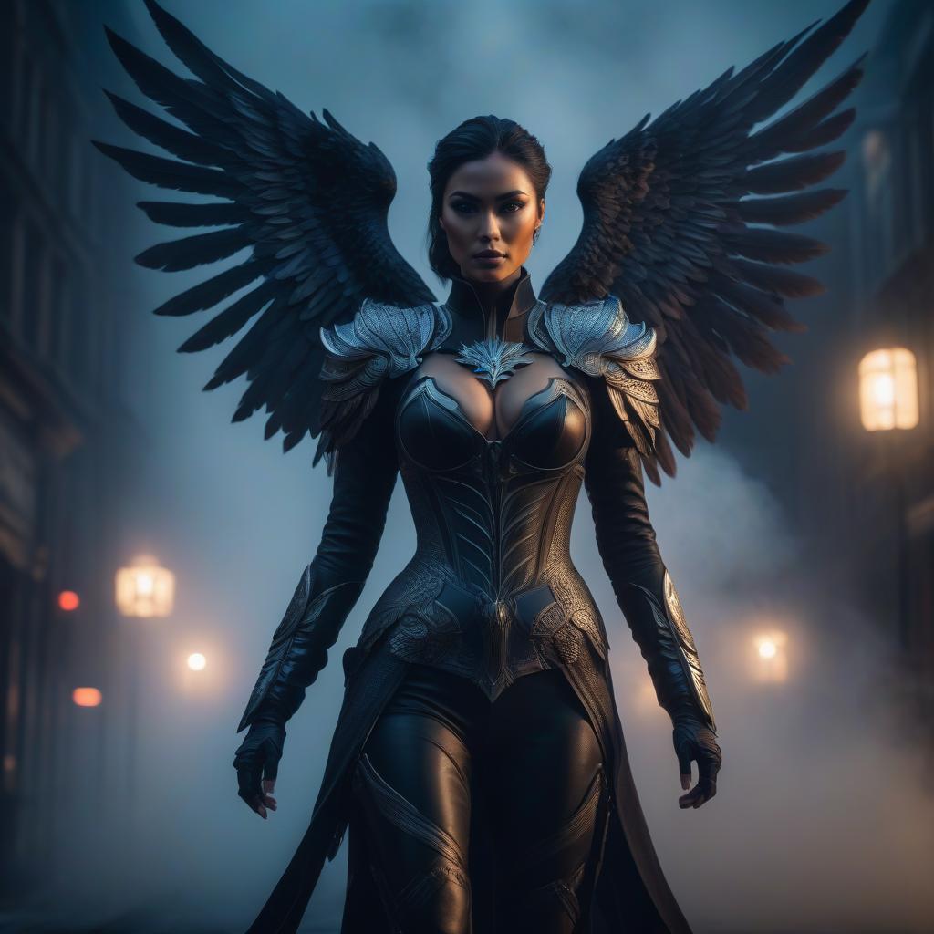  dark,fenix,music hyperrealistic, full body, detailed clothing, highly detailed, cinematic lighting, stunningly beautiful, intricate, sharp focus, f/1. 8, 85mm, (centered image composition), (professionally color graded), ((bright soft diffused light)), volumetric fog, trending on instagram, trending on tumblr, HDR 4K, 8K