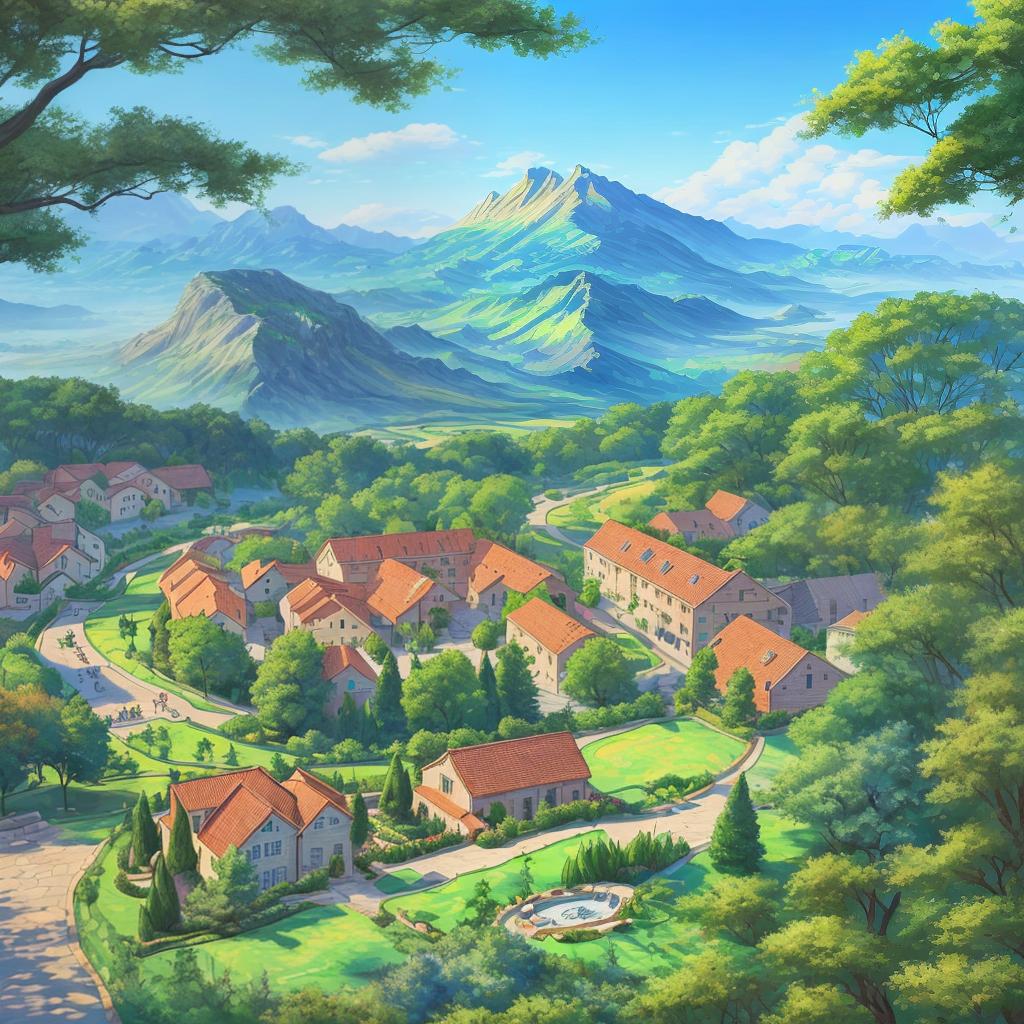  masterpiece, best quality, marker landscape rendering ,