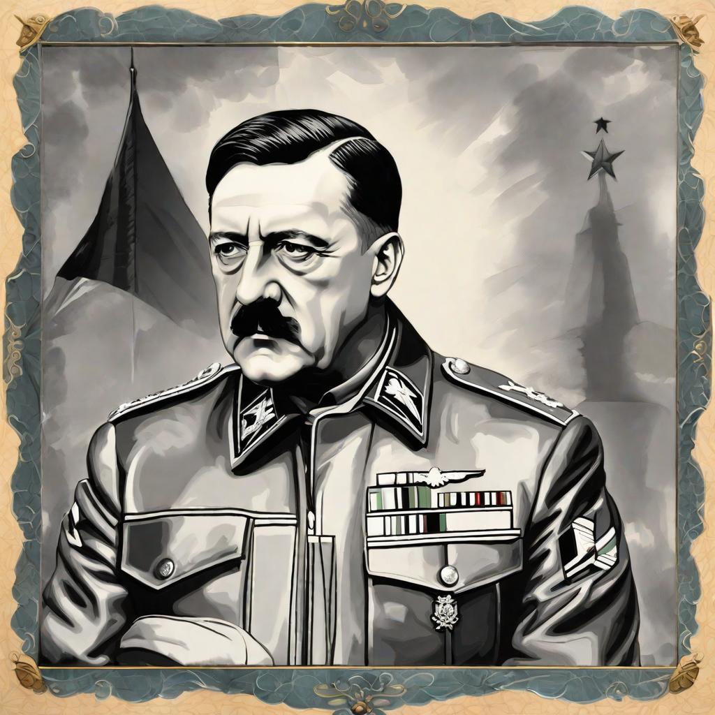  masterpiece, best quality,Draw a Hitler.