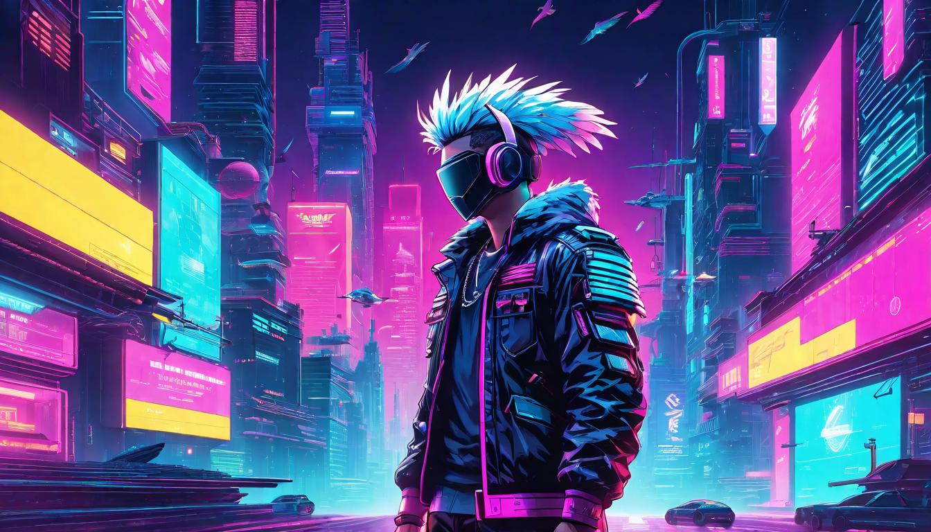  vaporwave,cyberpunk game style Scales balancing objects of power and gentle feathers, responsibility of the gift, equilibrium in the air, thoughtful, delicate balanceeon, dystopian, futuristic, digital, vibrant, detailed, high contrast, reminiscent of cyberpunk genre video games,retro aesthetic, cyberpunk, vibrant, neon colors, vintage 80s and 90s style, highly detailed