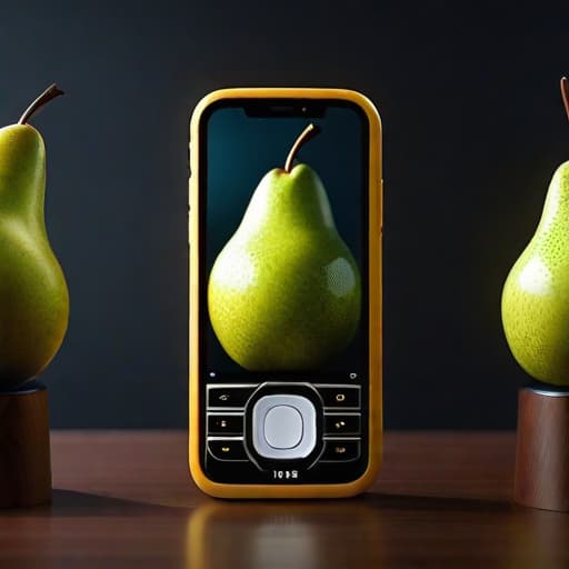  Tether and Holepunch's Vision of a Privacy-Focused 'Pear Phone' hyperrealistic, full body, detailed clothing, highly detailed, cinematic lighting, stunningly beautiful, intricate, sharp focus, f/1. 8, 85mm, (centered image composition), (professionally color graded), ((bright soft diffused light)), volumetric fog, trending on instagram, trending on tumblr, HDR 4K, 8K