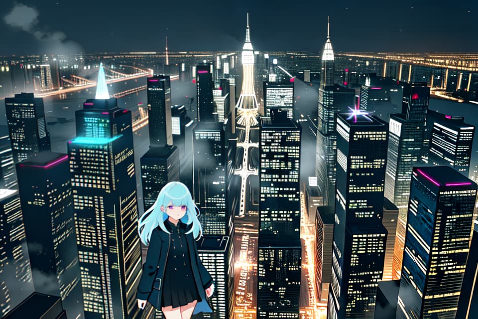  Night city, cool girl hyperrealistic, full body, detailed clothing, highly detailed, cinematic lighting, stunningly beautiful, intricate, sharp focus, f/1. 8, 85mm, (centered image composition), (professionally color graded), ((bright soft diffused light)), volumetric fog, trending on instagram, trending on tumblr, HDR 4K, 8K