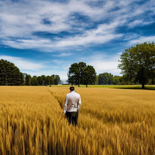  Best steve farming wheat thumbnail hyperrealistic, full body, detailed clothing, highly detailed, cinematic lighting, stunningly beautiful, intricate, sharp focus, f/1. 8, 85mm, (centered image composition), (professionally color graded), ((bright soft diffused light)), volumetric fog, trending on instagram, trending on tumblr, HDR 4K, 8K