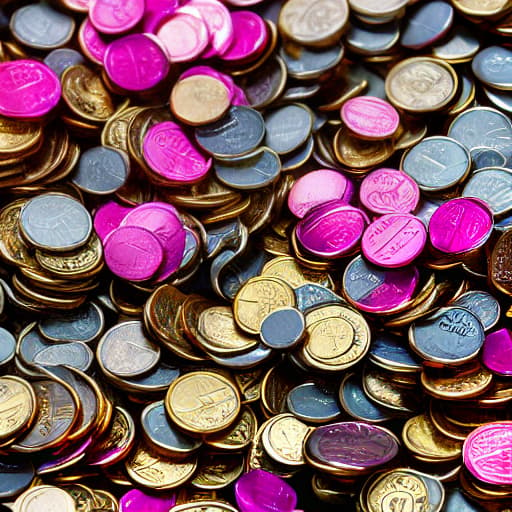  (Pink and gold coins ), <lora:3DMM_V12:1>, 3D, highly detailed, 4k, high quality hyperrealistic, full body, detailed clothing, highly detailed, cinematic lighting, stunningly beautiful, intricate, sharp focus, f/1. 8, 85mm, (centered image composition), (professionally color graded), ((bright soft diffused light)), volumetric fog, trending on instagram, trending on tumblr, HDR 4K, 8K