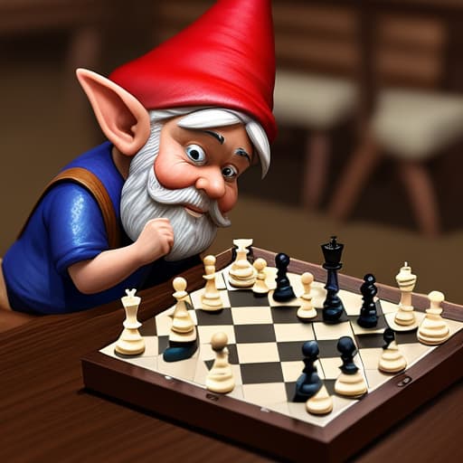  2 gnomes playing chess