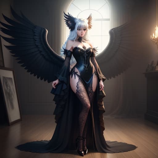  full body in frame, full body in picture, full body, seductive harpy woman, horror theme, massive blood, gore, terror, creepy, Mischievous look, realistically detailed feathered wings, artistically drawn background, artistically drawn eyes, artistically drawn body, artistically drawn hair, artistically drawn face, artistically drawn harpy woman, provocatively posed, ultra detailed, unreal engine, masterpiece, high rez, , hyperrealistic, high quality, highly detailed, perfect lighting, intricate, sharp focus, f/1. 8, 85mm, (centered image composition), (professionally color graded), ((bright soft diffused light)), trending on instagram, HDR 4K, 8K