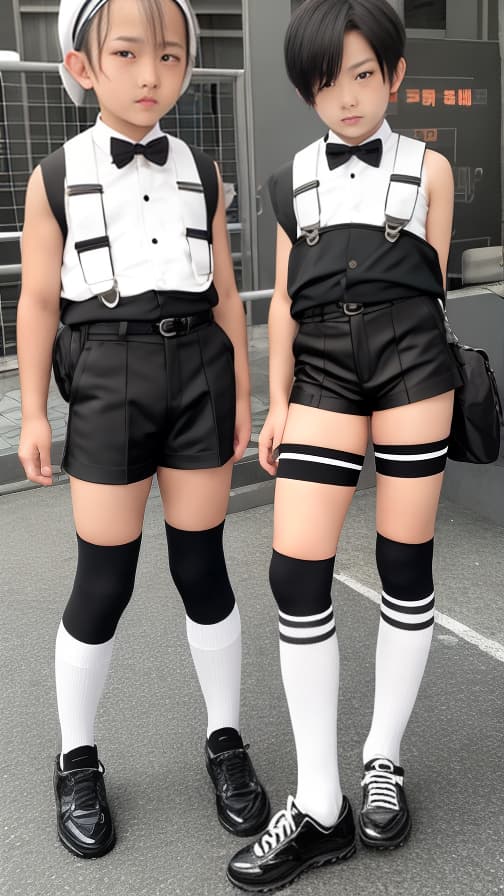  Elementary high socks hot pants boys sleeveless love hotel boys