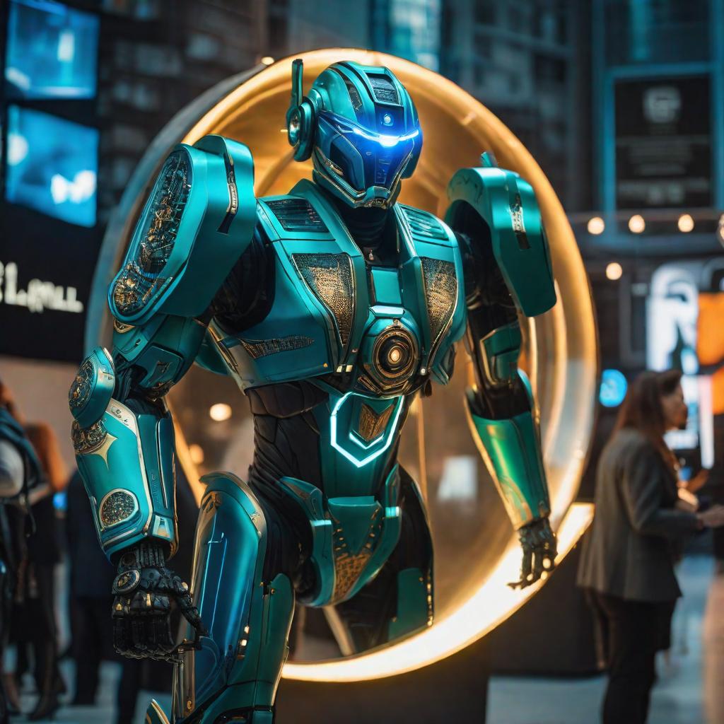  blue sentinelaibot smart brilliant flying by moon spectrum green matrix vision fire hyperrealistic, full body, detailed clothing, highly detailed, cinematic lighting, stunningly beautiful, intricate, sharp focus, f/1. 8, 85mm, (centered image composition), (professionally color graded), ((bright soft diffused light)), volumetric fog, trending on instagram, trending on tumblr, HDR 4K, 8K