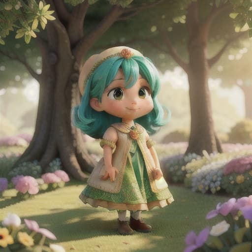  Sorry, it seems like the prompt is a mix of English and Korean. Let's translate it into English and provide the clearer version of it: "Imagine a warm, sunny spring day scene in a corner of a green garden. It features a small, adorable fairy called Lina who is dressed in a twinkling green dress and a cute red hat. Lina's wings are subtly shining. Set against this, the garden is filled with flowers of various colors, and the green grass gleams under the sunlight. This image is designed to clearly represent the scene's elements without ambiguity.", best quality, very detailed, high resolution, sharp, sharp image, extremely detailed, 4k, 8k hyperrealistic, full body, detailed clothing, highly detailed, cinematic lighting, stunningly beautiful, intricate, sharp focus, f/1. 8, 85mm, (centered image composition), (professionally color graded), ((bright soft diffused light)), volumetric fog, trending on instagram, trending on tumblr, HDR 4K, 8K