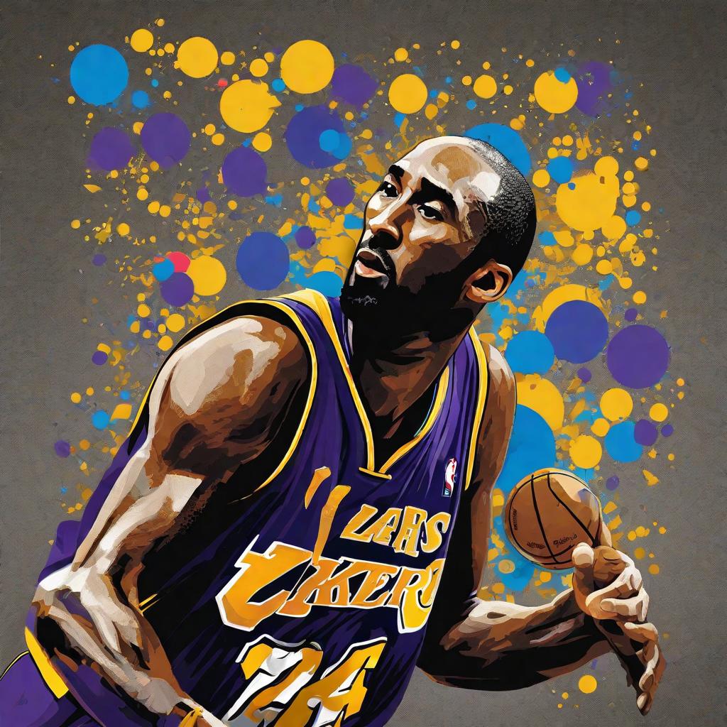  masterpiece, best quality,Kobe elbowed Kobe