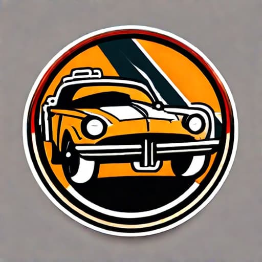  draw a car repair autoshop logo, 50´s style, sticker, 2d cute, fantasy, dreamy, vector illustration, 2d flat, centered, by Tim Burton, professional, sleek, modern, minimalist, graphic, line art, vector graphics, high quality, highly detailed hyperrealistic, full body, detailed clothing, highly detailed, cinematic lighting, stunningly beautiful, intricate, sharp focus, f/1. 8, 85mm, (centered image composition), (professionally color graded), ((bright soft diffused light)), volumetric fog, trending on instagram, trending on tumblr, HDR 4K, 8K