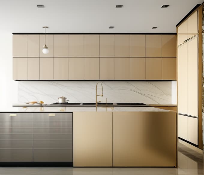  a luxurious modern kitchen