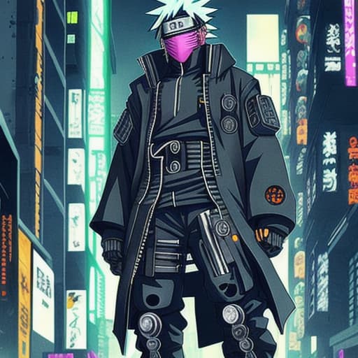  Cyberpunk black Naruto