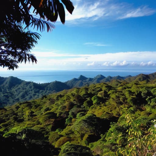  East Timor landscape when it was part of Indonesia