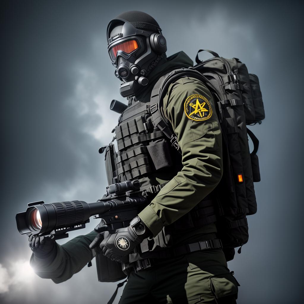  Black background of zombie, radiation symbol, outline of military guy, m4 and ar rifles, (high detailed skin:1.2), 8k uhd, dslr, soft lighting, high quality, film grain, Fujifilm XT3 hyperrealistic, full body, detailed clothing, highly detailed, cinematic lighting, stunningly beautiful, intricate, sharp focus, f/1. 8, 85mm, (centered image composition), (professionally color graded), ((bright soft diffused light)), volumetric fog, trending on instagram, trending on tumblr, HDR 4K, 8K