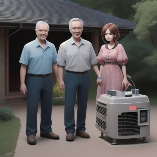  generator picture of father mother daughter and son