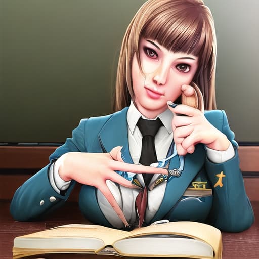  a realistic high teacher her 