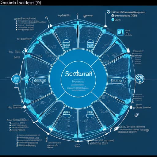  Social communication software system architecture topology diagram,