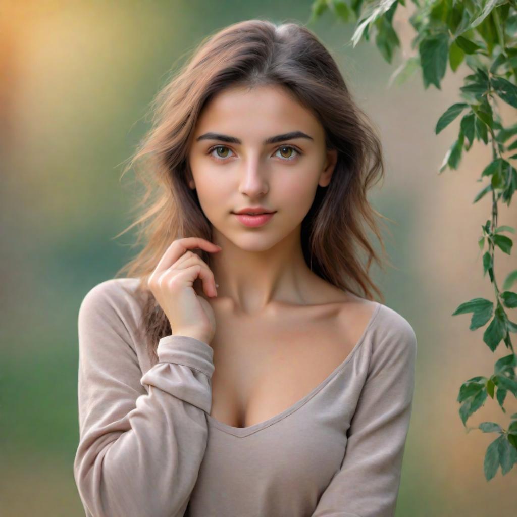 Beautiful bulgarian girl natural pose