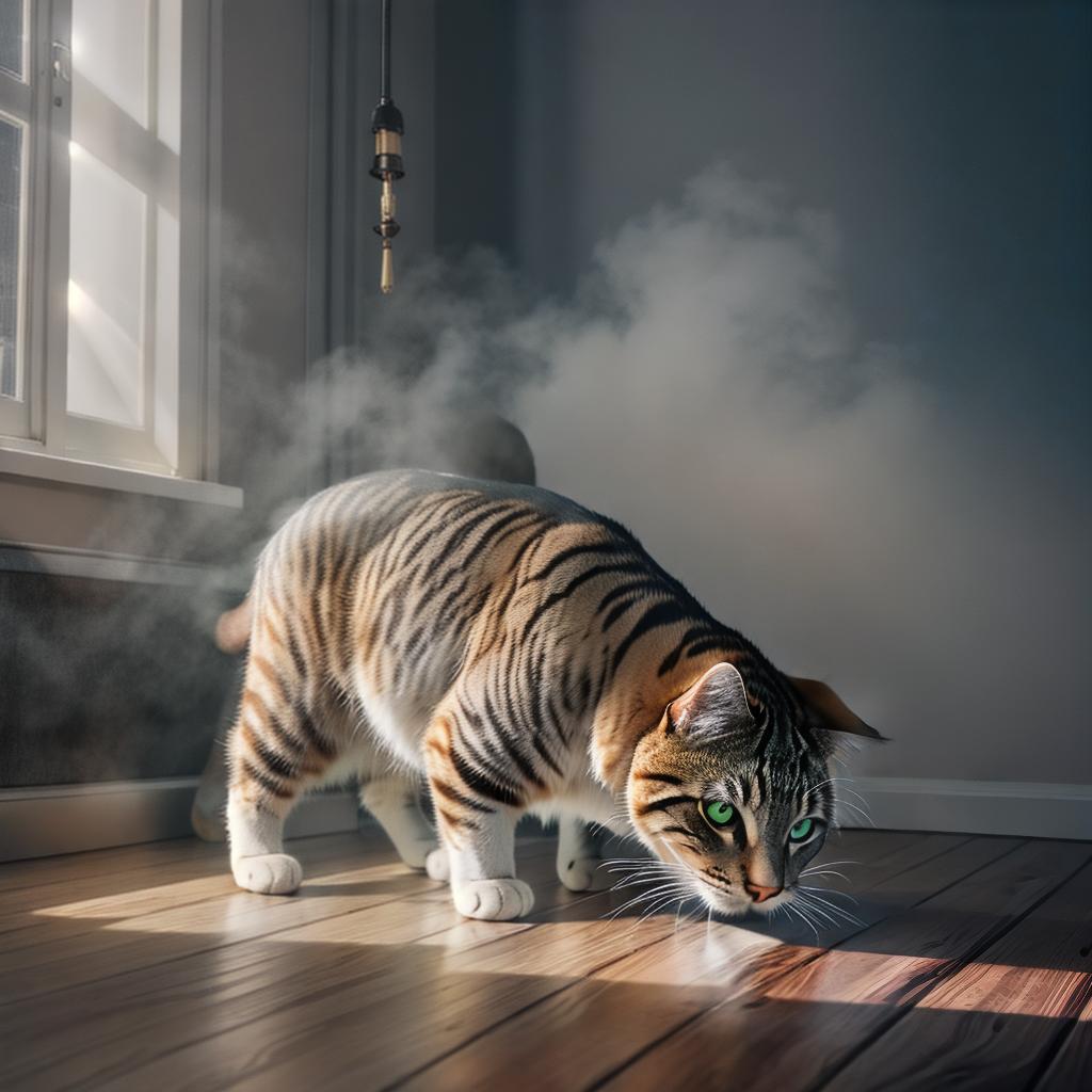  @PB_ImgGenBot Cat hyperrealistic, full body, detailed clothing, highly detailed, cinematic lighting, stunningly beautiful, intricate, sharp focus, f/1. 8, 85mm, (centered image composition), (professionally color graded), ((bright soft diffused light)), volumetric fog, trending on instagram, trending on tumblr, HDR 4K, 8K