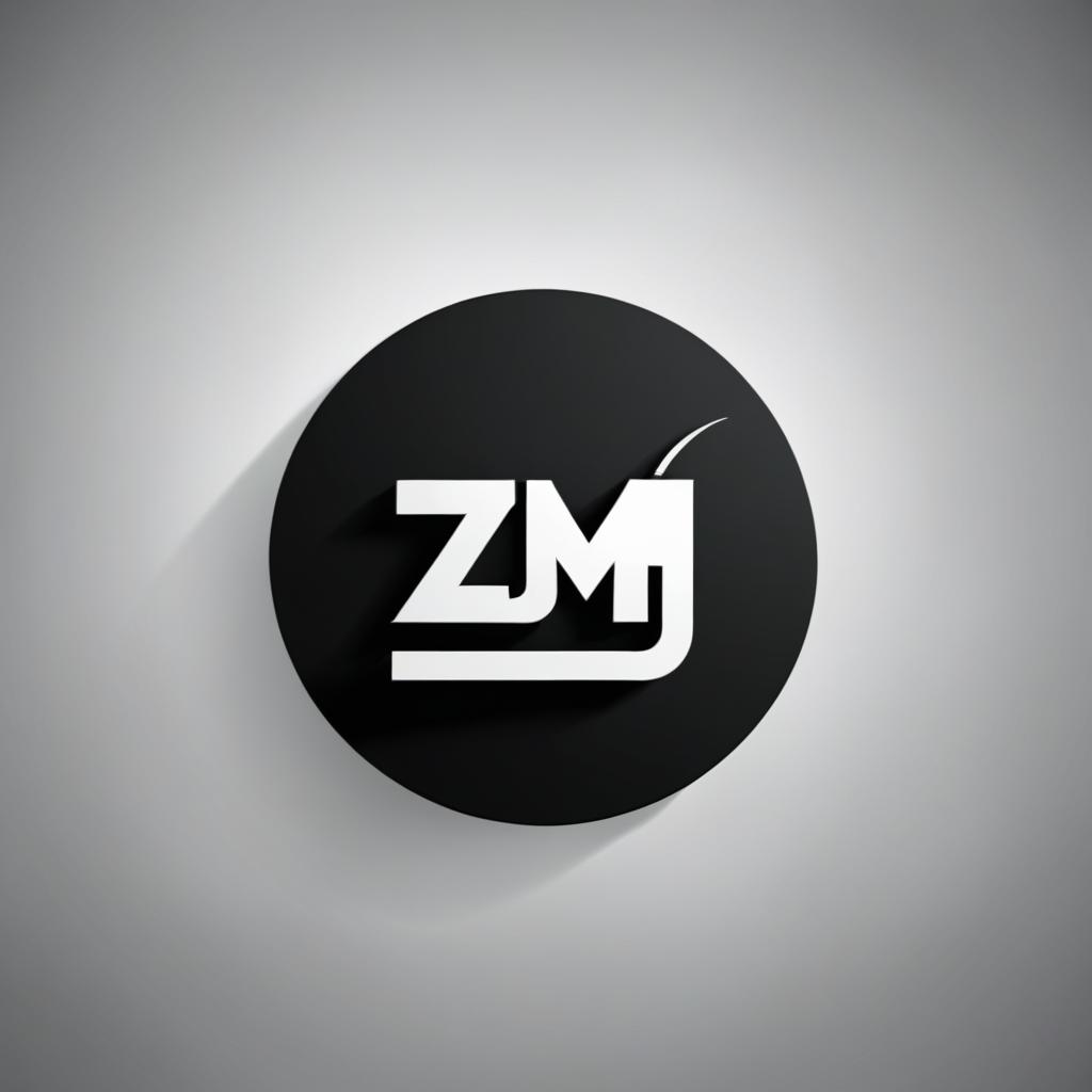  Logo, Black and white agriculture 3d logo for “ZJM”