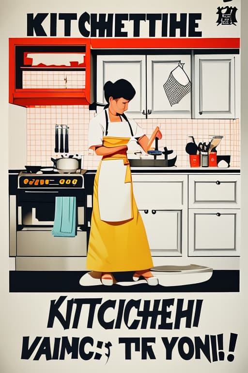  a poster about kitchen hygiene