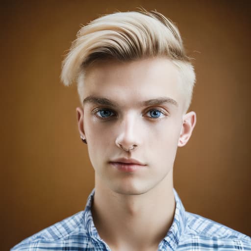 portrait+ style czech homosexual twink blonde very cute dude face