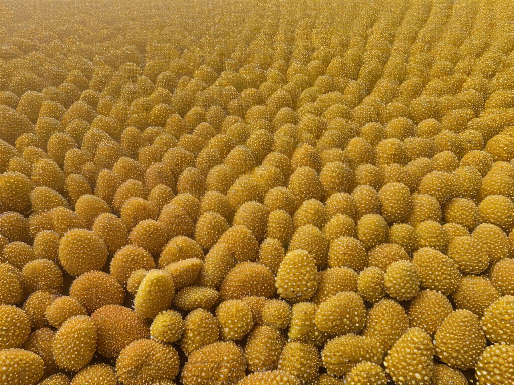  A closeup, ultradetailed image of a perfectly arranged grid of golden sesame seeds, showcasing each tiny seed's texture and shine. The contrast between light and shadow accentuates the intricate patterns created by the seeds, evoking a sense of precision and natural beauty. hyperrealistic, full body, detailed clothing, highly detailed, cinematic lighting, stunningly beautiful, intricate, sharp focus, f/1. 8, 85mm, (centered image composition), (professionally color graded), ((bright soft diffused light)), volumetric fog, trending on instagram, trending on tumblr, HDR 4K, 8K