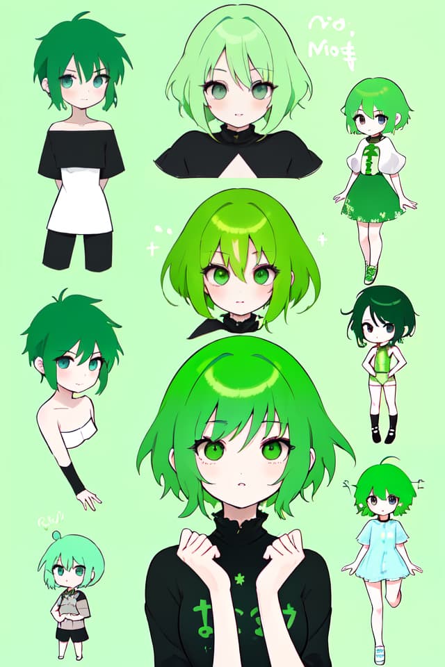  Green hair character self disclosure