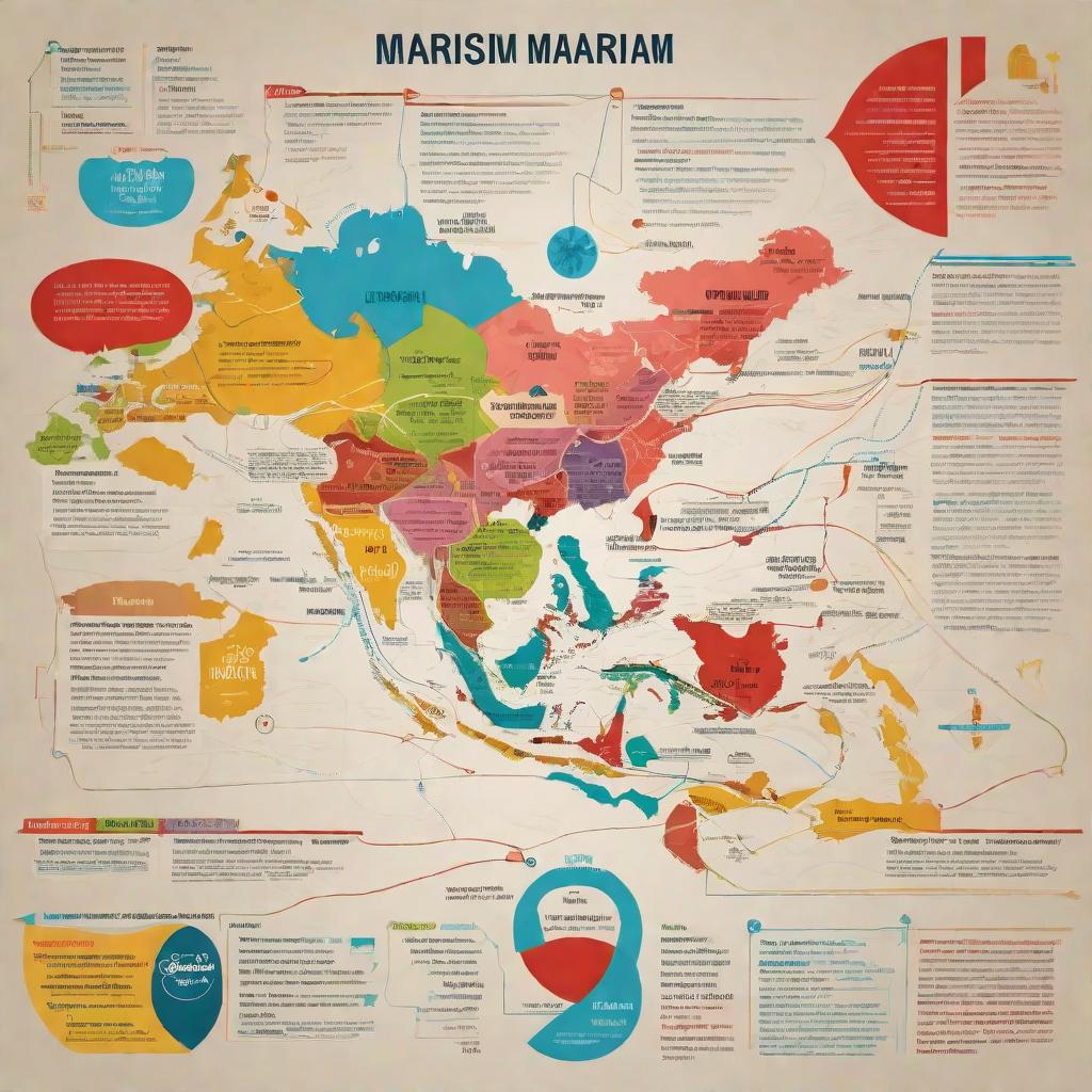  masterpiece, best quality,Draw a mind map of the basic principles of Marxism