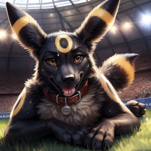  ((Umbreon)), , (()), anatomically correct, gaping ,in the center of the stadium, (wearing a Pokemon trainer's cap), public humiliation, in front of witnesses, in the crowd ,knot, dog , feet towards the viewer, lying with his paws towards the viewer, penetration, public indecency, ,sperm in , , , tears, scaredy boy, tongue, ready to , after , sweat, tired, collar, cute,, , presenting , , s,, raised tail, paws,, best quality, shaded, extreme detail, highly detailed, ultradetailed, intricate, realistic, detailed background, hi res, realistic, photography \(artwork\), (by kenket), by ross tran, by michael & inessa garmash, by pino daeni, by isvoc, by kiguri, 