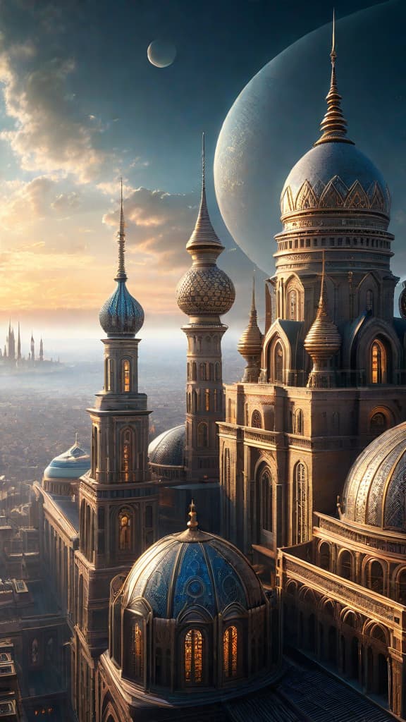  (A vast, majestic city skyline with ornate, towering buildings featuring domes, spires, and intricate architectural details. The buildings appear to be constructed with advanced materials and technology, hinting at the Tartarian Empire's mastery of atmospheric energy and frequency manipulation. The sky is filled with a subtle, ethereal glow, suggesting the presence of the Tartarian's free energy system. The scene conveys a sense of grandeur, technological sophistication, and a civilization far ahead of its time, yet shrouded in mystery and obscurity.) hyperrealistic, full body, detailed clothing, highly detailed, cinematic lighting, stunningly beautiful, intricate, sharp focus, f/1. 8, 85mm, (centered image composition), (professionally color graded), ((bright soft diffused light)), volumetric fog, trending on instagram, trending on tumblr, HDR 4K, 8K