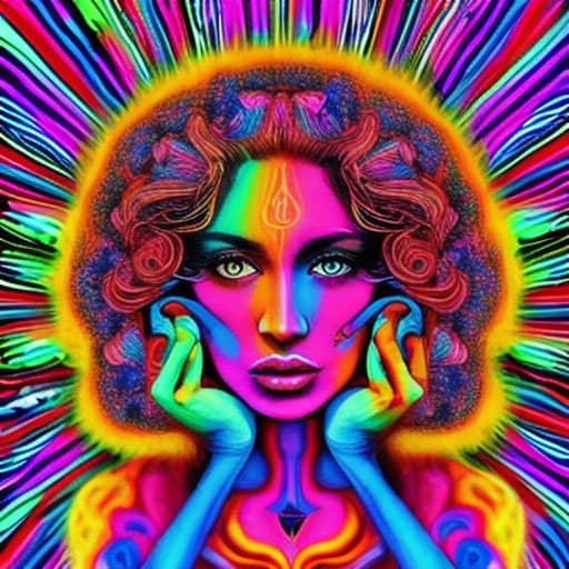  psychedelic woman man