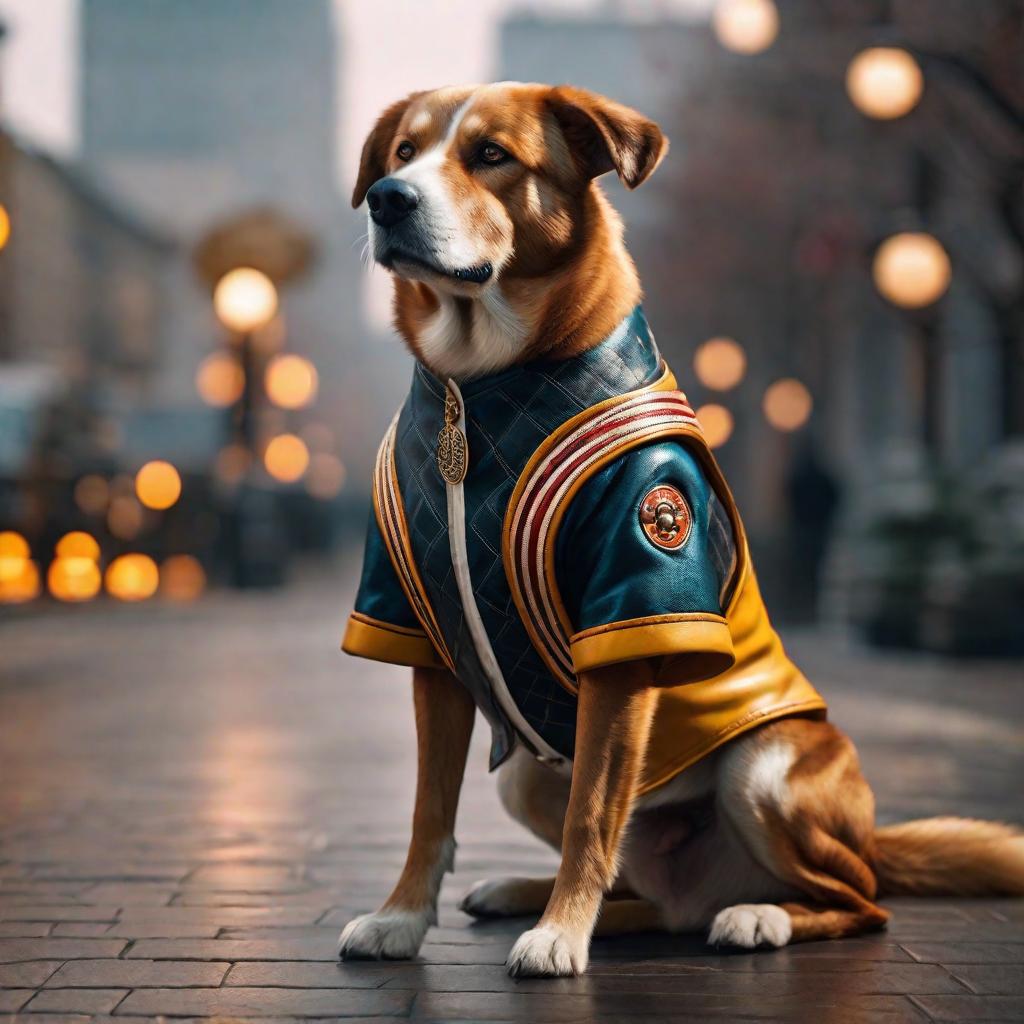  meme dog harley hyperrealistic, full body, detailed clothing, highly detailed, cinematic lighting, stunningly beautiful, intricate, sharp focus, f/1. 8, 85mm, (centered image composition), (professionally color graded), ((bright soft diffused light)), volumetric fog, trending on instagram, trending on tumblr, HDR 4K, 8K