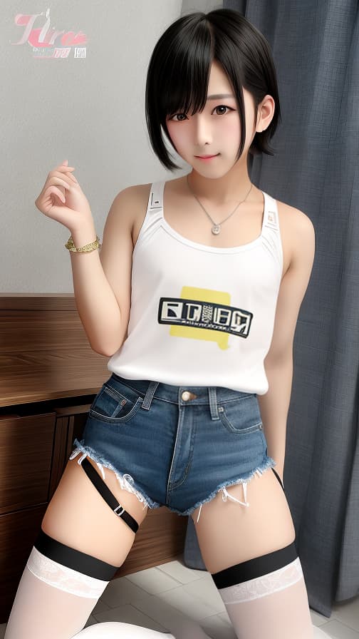  garter belt sixth grade hot pants tank top Japanese cute boy love hotel color boy boy