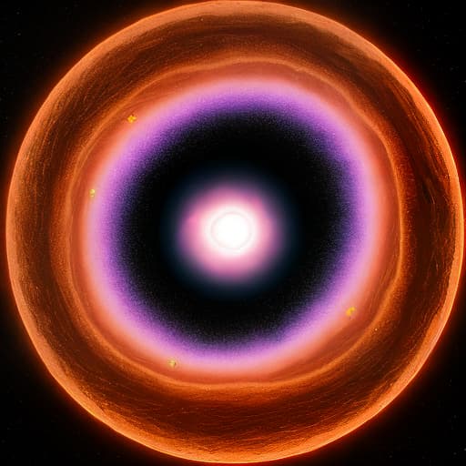  black hole eating a star