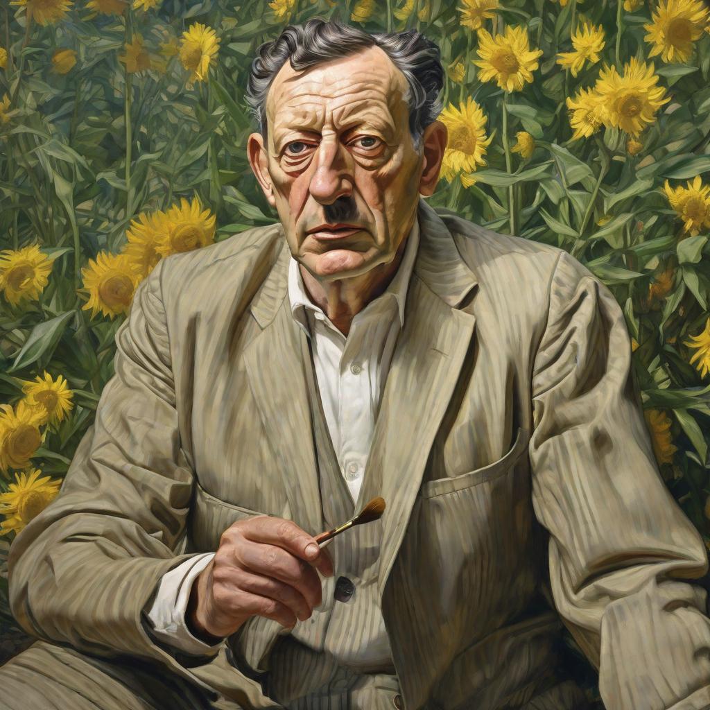  Memes, high quality high detail painting by lucian freud, hd, photorealistic lighting, style of van gogh hyperrealistic, full body, detailed clothing, highly detailed, cinematic lighting, stunningly beautiful, intricate, sharp focus, f/1. 8, 85mm, (centered image composition), (professionally color graded), ((bright soft diffused light)), volumetric fog, trending on instagram, trending on tumblr, HDR 4K, 8K