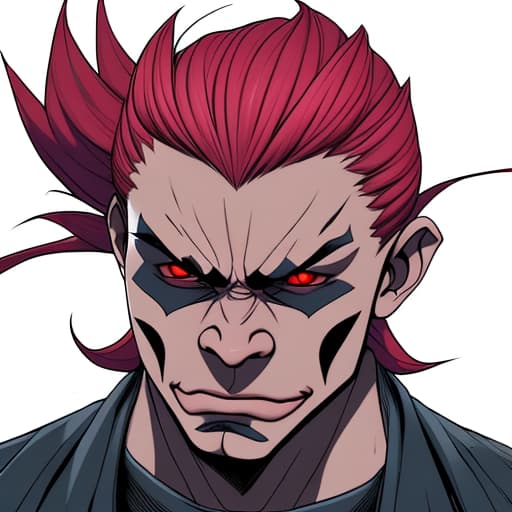  Make a character that looks like Vagito and Akuma